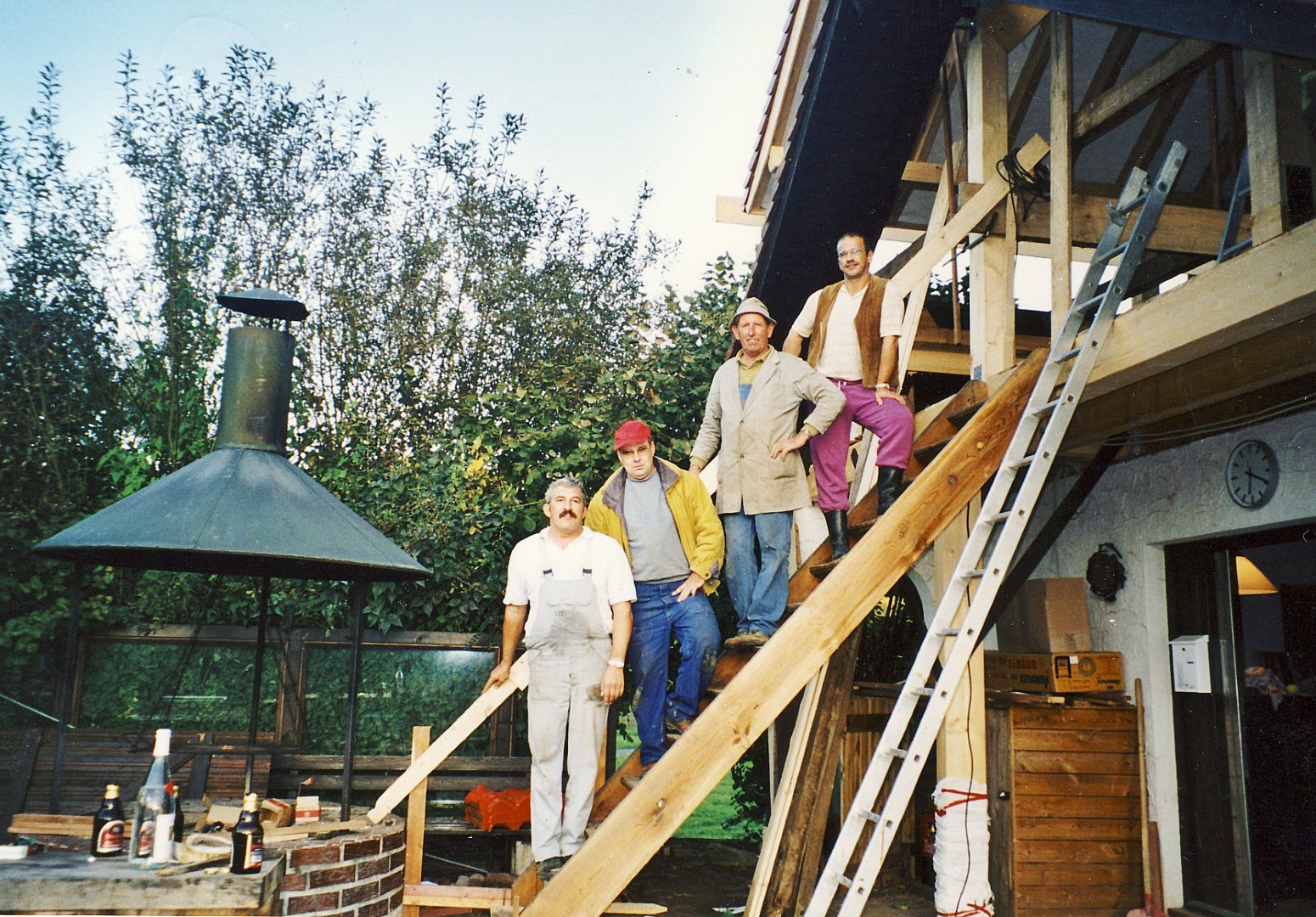 Bild 007b Umbau Hütte 2002